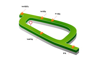 Beverley Racecourse map