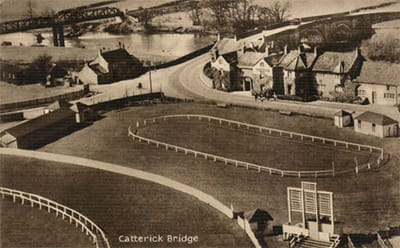 Catterick Bridge vintage arial shot