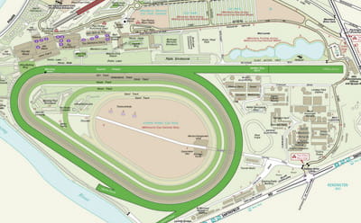 Map Flemington Racecourse