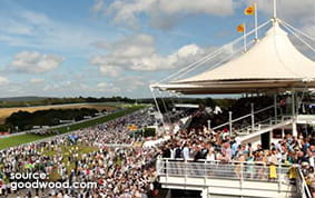 The Grandstand at Goodwood Racecourse