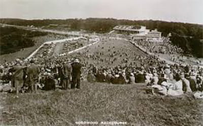 Goodwood Racecourse vintage shot