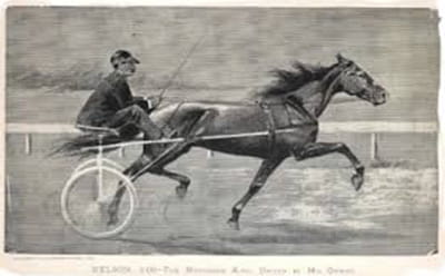 Chariot racing at the original Kelso circuit