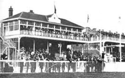 Ayr Racecourse vintage grandstand photo