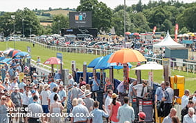 The Grandstand at Cartmel racecourse