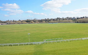 Epsom Derby racecourse view from the mainstand