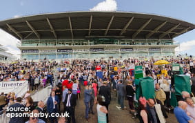 The Grandstand at Epsom Downs Racecourse
