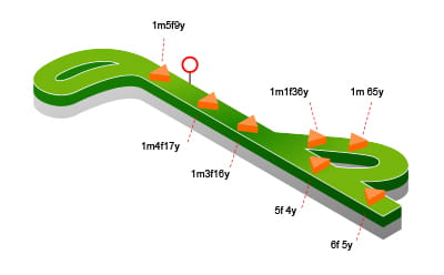Hamilton Park Racecourse map