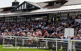 The Grandstand at Musselburgh Racecourse