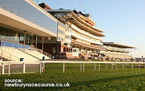 The Grandstand at Newbury Racecourse 
